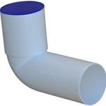 CURVA WC BIANCA PP PROLUNGATA MM. 90