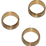 OGIVA IN OTTONE MM. 22 X 3/4" PER TUBO RAME 