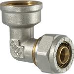 RACCORDO A COMPRESSIONE GOMITO FEMM. 26 X 3/4" MULTISTRATO