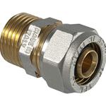 RACCORDO A COMPRESSIONE DIRITTO MASCHIO 26 X 3/4" MULTISTRATO