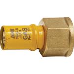 RACCORDO A PRESSARE GAS DIRITTO FEMM. MM. 20 X 1/2" PER MULTISTRATO