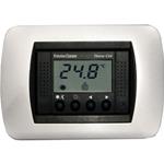 TERMOSTATO AMBIENTE DIGITALE DA INCASSO SILVER