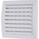 AERATORE/GRIGLIA PVC QUADRO C/FLUSSO REGOLABILE CM. 15 X 15