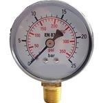 MANOMETRO ACQUA 1/4" D. 50 ATT/LATERALE 0-25BAR