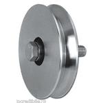 COMUNELLO - RUOTA C/BULLONE GOLA A V ART. 300 MM. 100