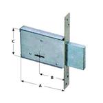 SERRATURA SECUREMME A INFIL. MM. 50 (5 CH. 4 GIRI) D.M.