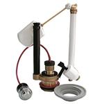 BATTERIA DI SCARICO MONOBLOCCO OTTONE UNIVERSALE ATT./BASSO TREMOLADA