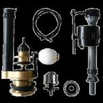 BATTERIA DI SCARICO MONOBLOCCO OTTONE UNIVERSALE ATT./BASSO TODINI