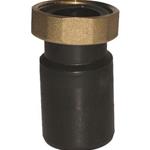 CODOLO DIRITTO C/DADO OTTONE 1"1/4 X 40 PER PILETTA DOCCIA