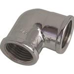 GOMITO CROMATO F. F. 1/8" PER COMPRESSORE