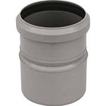 RACCORDO DI PASSAGGIO MANICOTTO RIDOTTO FEMM. DA PVC ARANCIO AL PP HTEM GRIGIO MM. 100/110