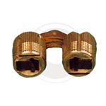 CERNIERA MOBILE CILINDRICA OTTONE A SCOMPARSA MM. 12