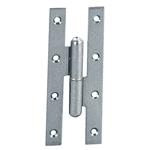 CERNIERA POMELLES ZINCATE MM. 140 X 55 DX