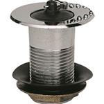 PILETTA LAVABO INOX  1" S/TROPPO PIENO 63 X 70