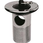 PILETTA LAVABO INOX 1" 1/4 C/TROPPO PIENO 63 X 70