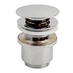 PILETTA LAVABO INOX CLICK-CLACK 1" 1/4 C/TROPPO PIENO