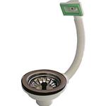 PILETTONE PVC MM. 90 C/TROPPO PIENO X LAVELLO INOX