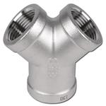 RACCORDO A "Y" CROMATO 1/4" PER COMPRESSORE