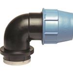 RACCORDO POLIETILENE PVC A GOMITO FEMMINA 25 X 3/4" UNIDELTA