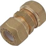 RACCORDO C/OGIVA P.T.F.E - DIRITTO DOPPIO 12 X 12 - TUBO RAME