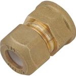 RACCORDO C/OGIVA P.T.F.E - DIRITTO FEMM. 12 X 1/2" - TUBO RAME 