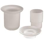 RICAMBIO VETRO PORTA SAPONE SERIE "ROMA"