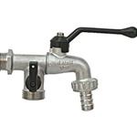 RUBINETTO A SFERA DUPLEX C/PORTA GOMMA 1/2" X 3/4" BUGATTI