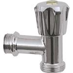 RUBINETTO ATTACCO LAVATRICE 1/2" X 3/4" A SQUADRA C/POMOLO