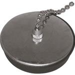 TAPPO A PERLINA C/PLACCA INOX D. 44