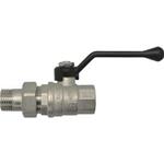 VALVOLA A SFERA M. F. C/LEVA 3/4" C/BOCCHETTONE BUGATTI