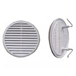 AERATORE/GRIGLIA PVC TONDO C/MOLLETTE MM. 120/160