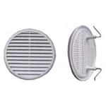 AERATORE/GRIGLIA PVC TONDO C/MOLLETTE MM. 55/85