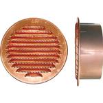 AERATORE/GRIGLIA RAME TONDO MM. 80 C/BOCCAGLIO IN PVC