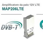 AMPLIFICATORE DA PALO MAP4R3U 12V 2ENT/1USC LTE 42DB FRACARRO