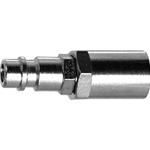 INNESTO RAPIDO C/PORTAGOMMA (TUBO MM. 8X17) PER COMPRESSORE