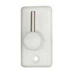 GANCIO ADESIVO BRISI BISI BIANCO SINGOLO