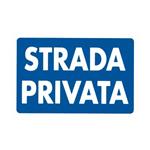 CARTELLO SEGNALETICO STRADA PRIVATA CM. 20 X 30
