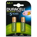 BATTERIA DURACELL RICARICABILE STILO AA 2500MAH (PZ.=2)