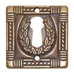 BOCCHETTA A STILE QUADRA PICCOLA "GIUSTI" MM. 34 X 35 ART. 5038/A8