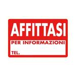 CARTELLO SEGNALETICO AFFITTASI CM. 20 X 30