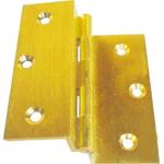 CERNIERA DOPPIA ZANCA OTTONATA MM. 50 X 40