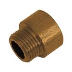 PROLUNGA OTTONE GIALLO 1" X 10 MM.