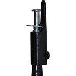 FERMAPORTA A PEDALE CM. 12 IN ZAMA VERN. NERO