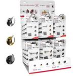 GANCI X QUADRI FAST 05 NICHELATO BL=PZ.4