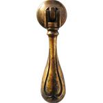 MANIGLIETTA PENDENTE ZAMA BRON. ANTICHIZZATA ART. 5060