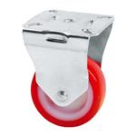 RUOTA PER MOBILE C/PIASTRA ARANCIO FISSA NYLON/POLIURETANICO MM. 50 (MAX KG. 20) "AVO"