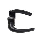 MANIGLIA ALLUMINIO RAL 9005 ARR. FLORA (INFISSI IN ALLUMINIO)