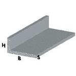PROFILO ALLUMINIO SATINATO ANGOLARE MT. 2 - MM. 20 X 10 X 1