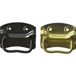 MANIGLIA AMERICANA X BAULE MM. 90 X 65 VERNICIATA NERA