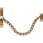 CATENA DI SICUREZZA OTTONE BRONZATO